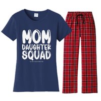 Mom Daughter Squad Mom And Daughter Women's Flannel Pajama Set