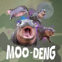 Moo Deng Space Hippo Legacy Tie Dye Trucker Hat