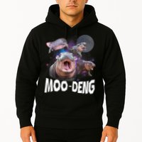 Moo Deng Space Hippo Hoodie