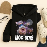 Moo Deng Space Hippo Hoodie