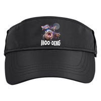 Moo Deng Space Hippo Adult Drive Performance Visor