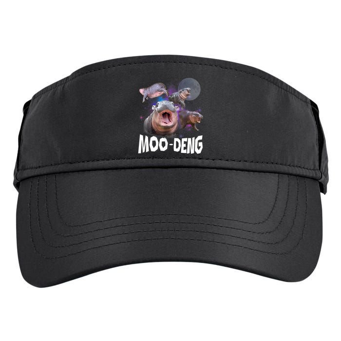 Moo Deng Space Hippo Adult Drive Performance Visor