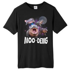 Moo Deng Space Hippo Tall Fusion ChromaSoft Performance T-Shirt