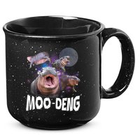 Moo Deng Space Hippo 15oz Campfire Ceramic Mug