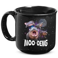 Moo Deng Space Hippo 15oz Campfire Ceramic Mug