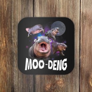 Moo Deng Space Hippo Coaster