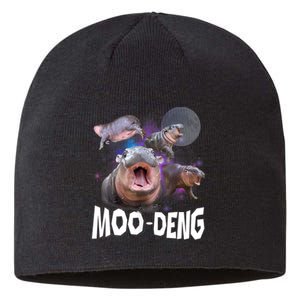 Moo Deng Space Hippo Sustainable Beanie