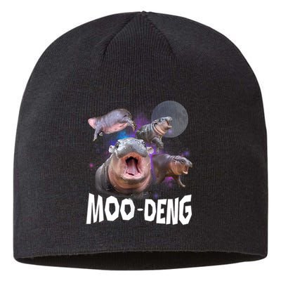 Moo Deng Space Hippo Sustainable Beanie