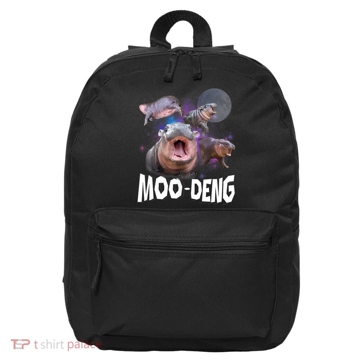 Moo Deng Space Hippo 16 in Basic Backpack