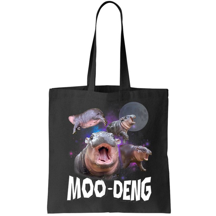 Moo Deng Space Hippo Bag