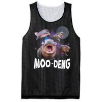 Moo Deng Space Hippo Mesh Reversible Basketball Jersey Tank