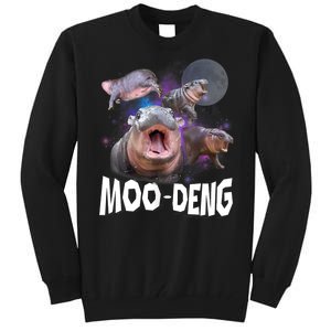 Moo Deng Space Hippo Tall Sweatshirt