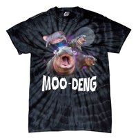 Moo Deng Space Hippo Tie-Dye T-Shirt