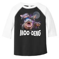 Moo Deng Space Hippo Toddler Fine Jersey T-Shirt