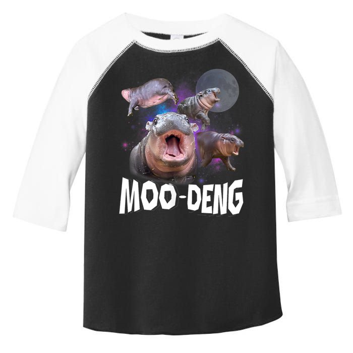 Moo Deng Space Hippo Toddler Fine Jersey T-Shirt