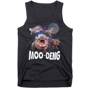 Moo Deng Space Hippo Tank Top