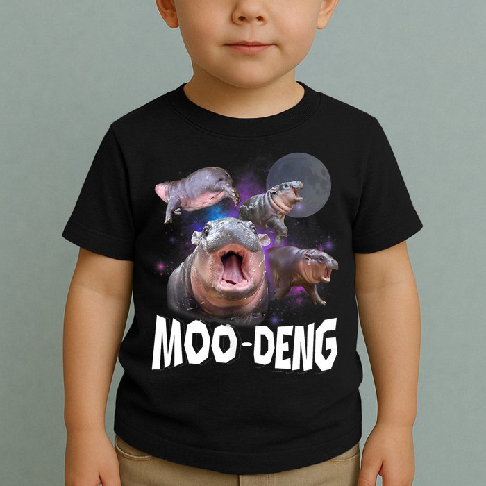 Moo Deng Space Hippo Toddler T-Shirt