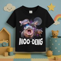 Moo Deng Space Hippo Toddler T-Shirt