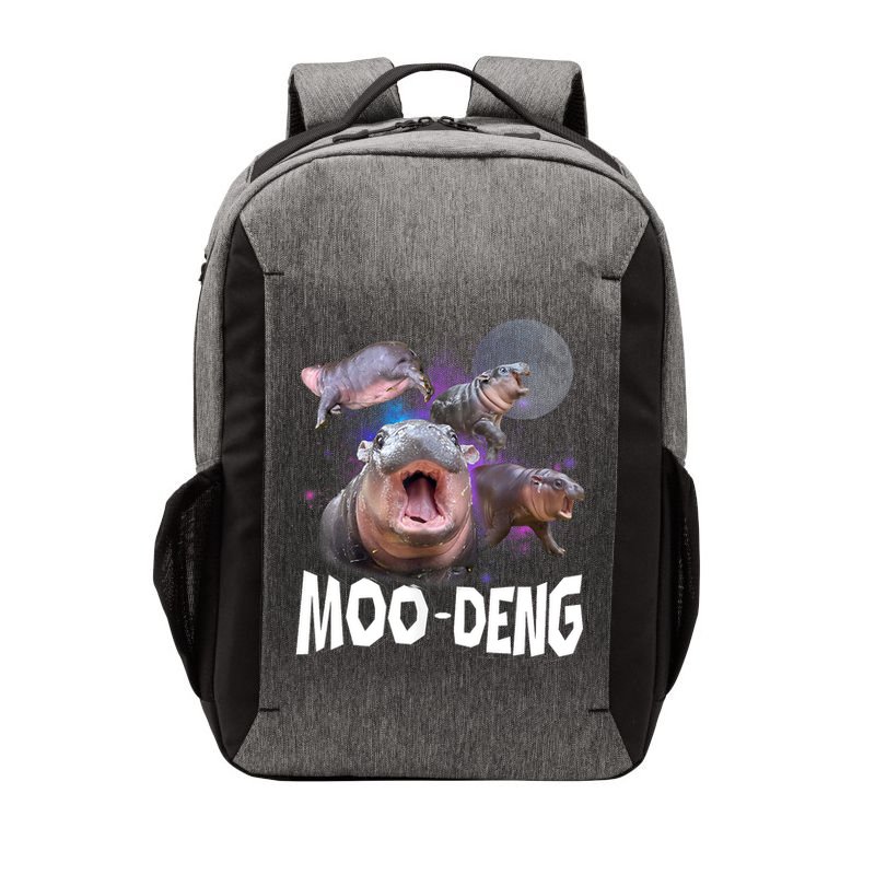Moo Deng Space Hippo Vector Backpack