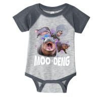 Moo Deng Space Hippo Infant Baby Jersey Bodysuit
