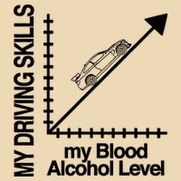 My Driving Skills My Blood Alcohol Level Funny Design Zip Tote Bag