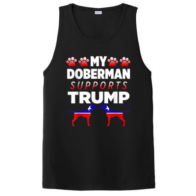 My Doberman Supports Trump 2024 Election Gift For Dog Owners PosiCharge Competitor Tank