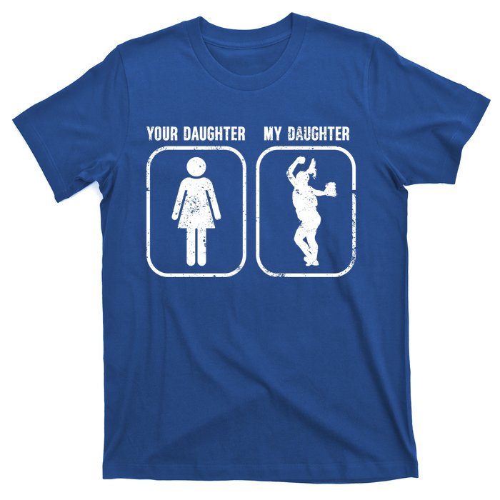 My Daughter Softball Dad Of A Softball Player Father Gift T-Shirt