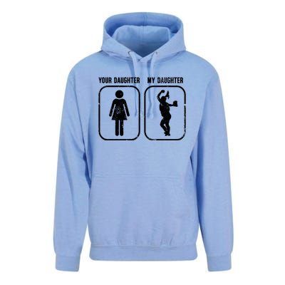 My Daughter Softball Dad Of A Softball Player Father Gift Unisex Surf Hoodie