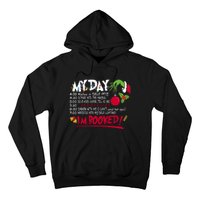 My Day Schedule I’M Booked Christmas Merry Christmas Hoodie