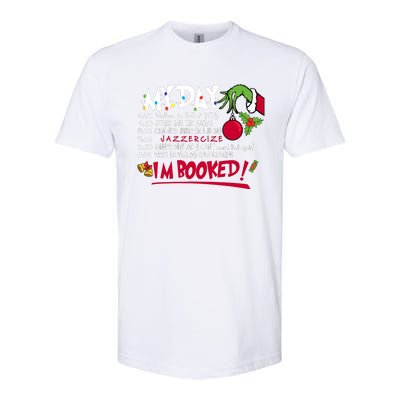 My Day Schedule I’M Booked Christmas Merry Christmas Softstyle CVC T-Shirt