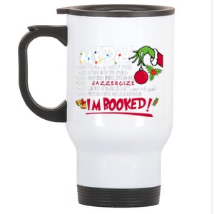 My Day Schedule I’M Booked Christmas Merry Christmas Stainless Steel Travel Mug