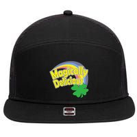 Magically Delicious St. Patricks Day 7 Panel Mesh Trucker Snapback Hat