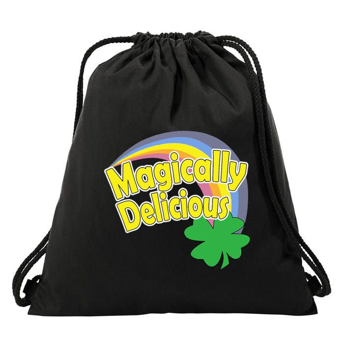 Magically Delicious St. Patricks Day Drawstring Bag