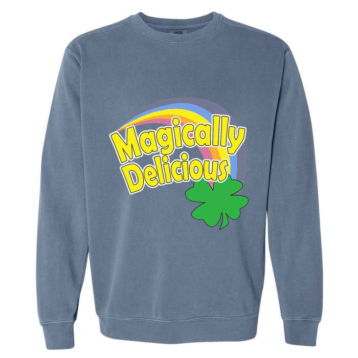 Magically Delicious St. Patricks Day Garment-Dyed Sweatshirt