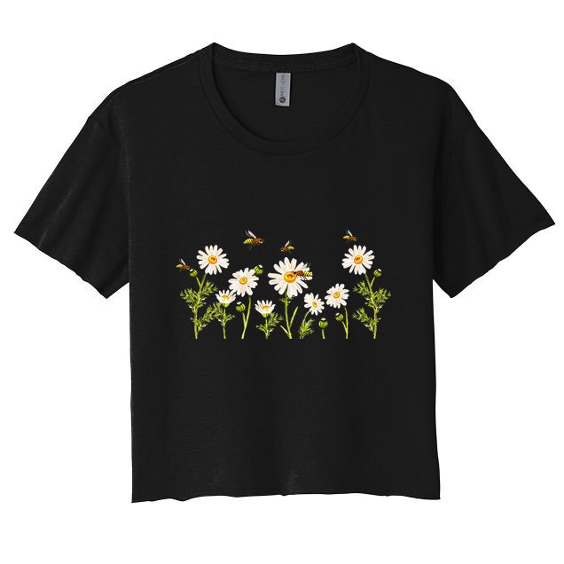 Marguerites Daisy Summer Daisies Flower Garden Gardeners Crop Top