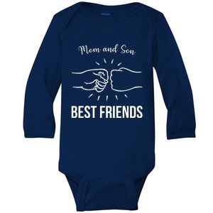 Mum Dad Son Mothers Day Fathers Day Baby Long Sleeve Bodysuit