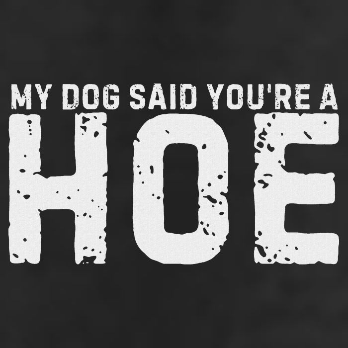 My Dog Said YouRe A Hoe Funny Saying V Neck 11oz C Handle Ceramic Mug
