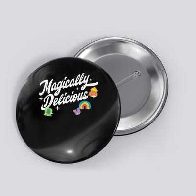 Magically Delicious St Patrick's Day Lucky Charm Button