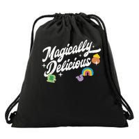 Magically Delicious St Patrick's Day Lucky Charm Drawstring Bag