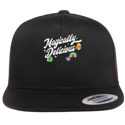 Magically Delicious St Patrick's Day Lucky Charm Flatbill Hat