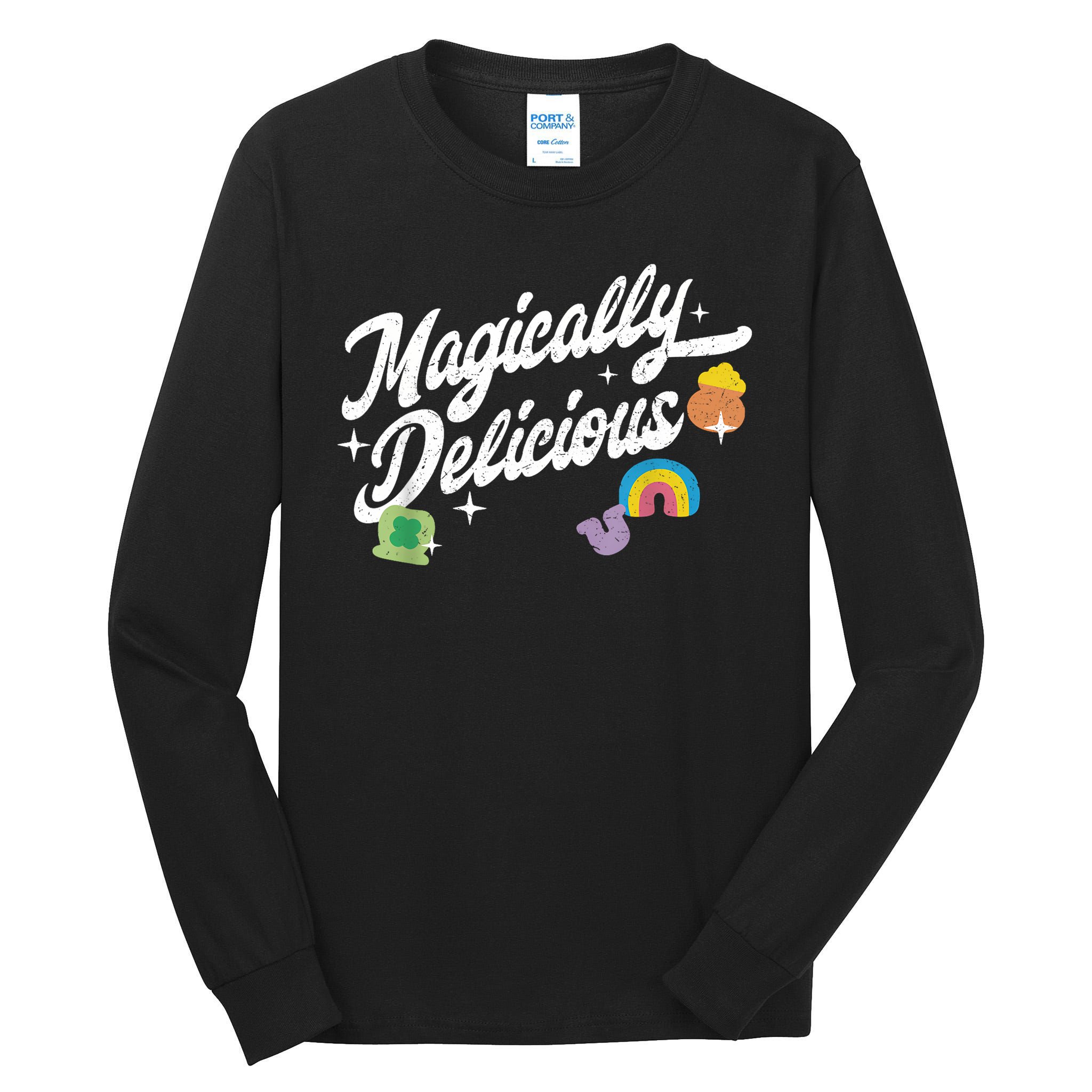 Magically Delicious St Patrick's Day Lucky Charm Tall Long Sleeve T-Shirt