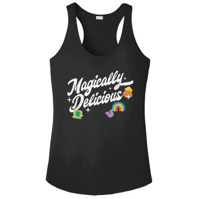 Magically Delicious St Patrick's Day Lucky Charm Ladies PosiCharge Competitor Racerback Tank