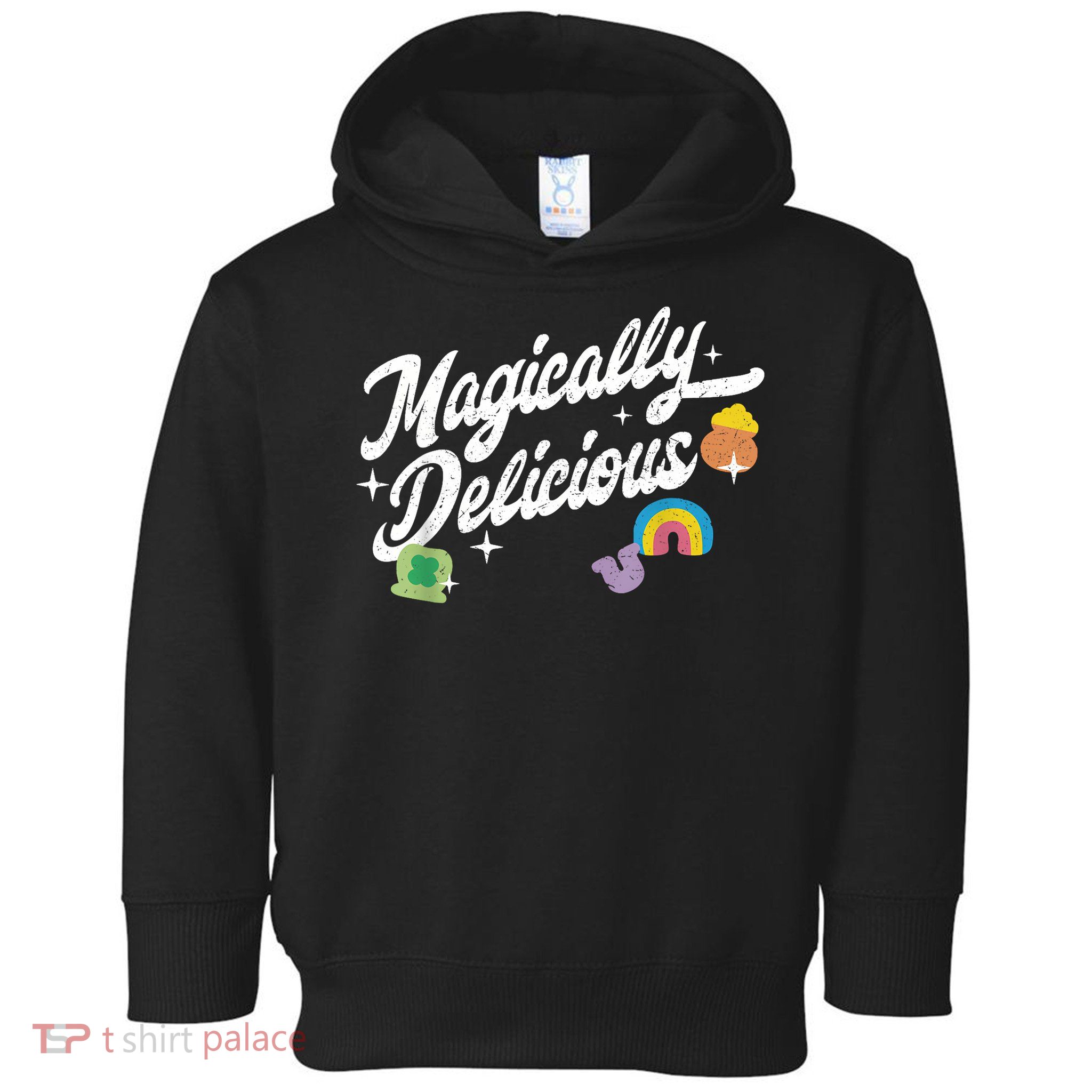 Magically Delicious St Patrick's Day Lucky Charm Toddler Hoodie