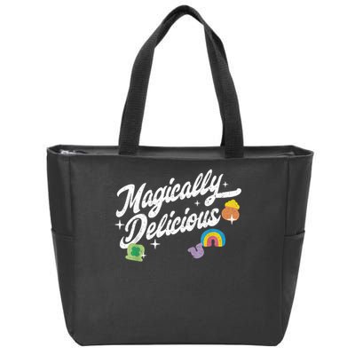 Magically Delicious St Patrick's Day Lucky Charm Zip Tote Bag