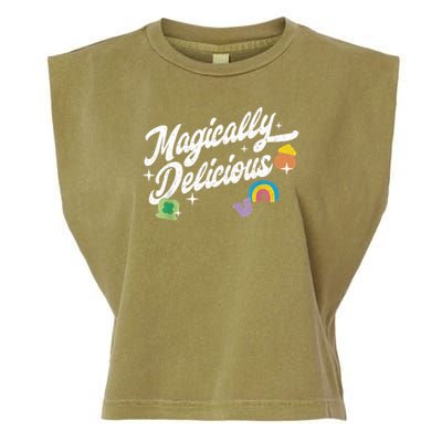 Magically Delicious St Patrick's Day Lucky Charm Garment-Dyed Women's Muscle Tee