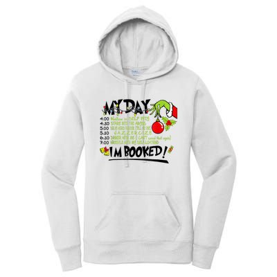 My Day Schedule I’M Booked Christmas Merry Christmas Women's Pullover Hoodie