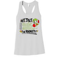 My Day Schedule I’M Booked Christmas Merry Christmas Women's Racerback Tank