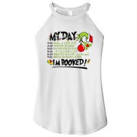 My Day Schedule I’M Booked Christmas Merry Christmas Women's Perfect Tri Rocker Tank