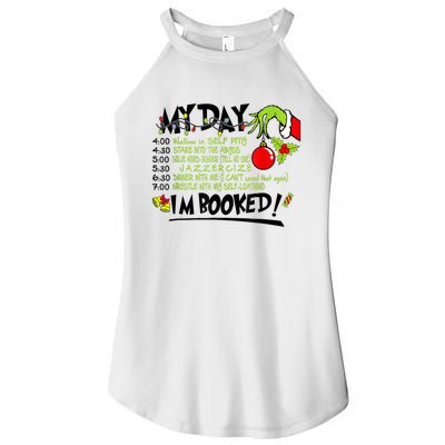 My Day Schedule I’M Booked Christmas Merry Christmas Women's Perfect Tri Rocker Tank