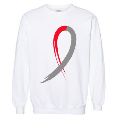 Myelodysplastic Syndromes Awareness Ribbon Garment-Dyed Sweatshirt
